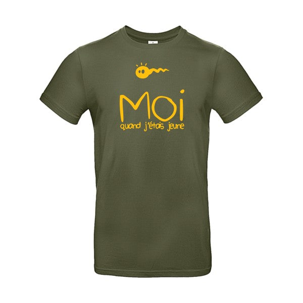 Moi, quand j'étais jeuneFlex jaune or - E190 T-shirt|Urban Khaki||2XL