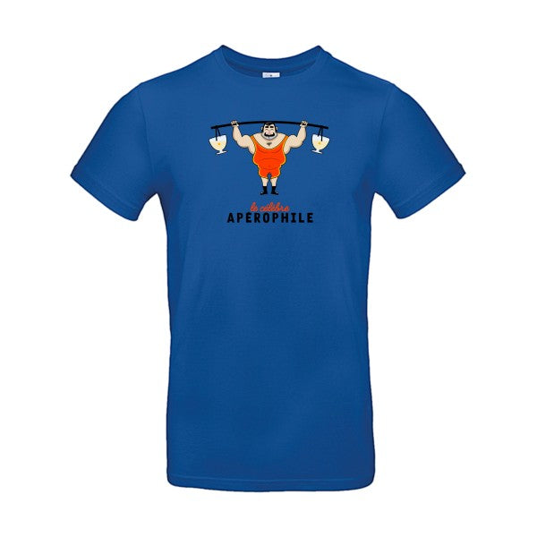 T-shirt humour original Aperophile T Shirt couleur Royal Blue