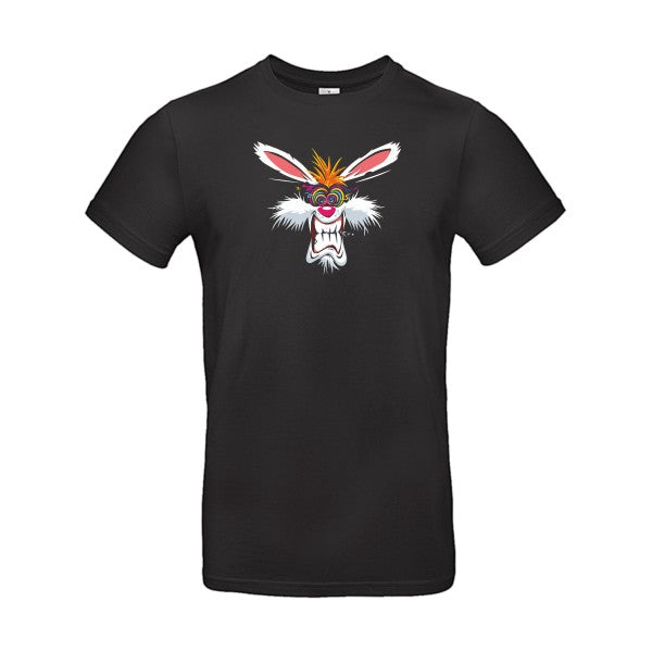 T-shirt humour original Rabbit T Shirt couleur Black