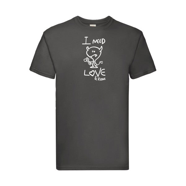 T-shirt|LOVER |flex Blanc| Fruit of the loom 205 g 