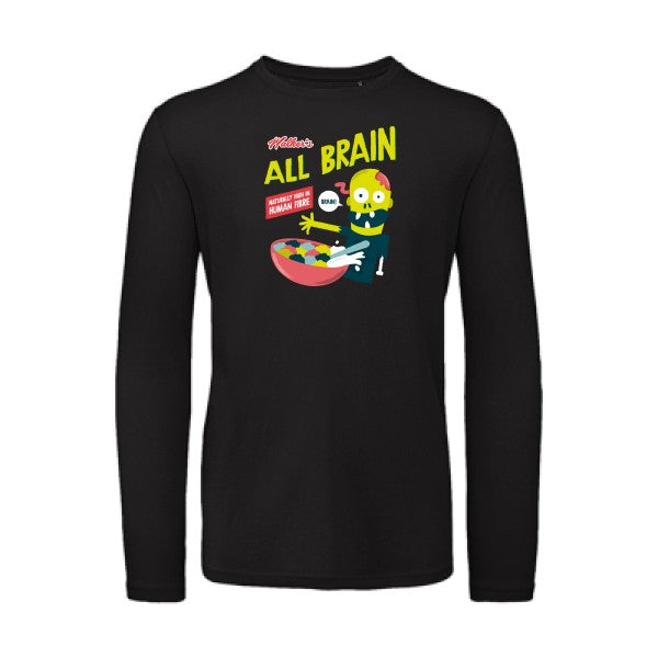 All brain | T-shirt original LSL Black 2XL