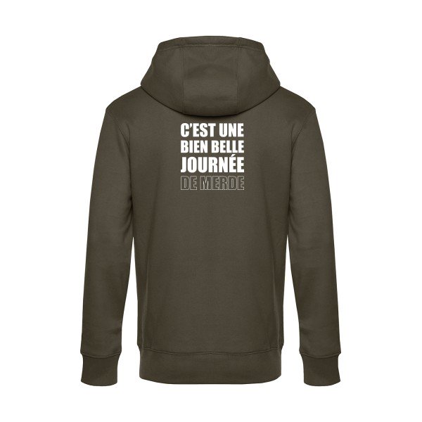 Journee-de-m... sweat shirt original Khaki flex Blanc impression Dos