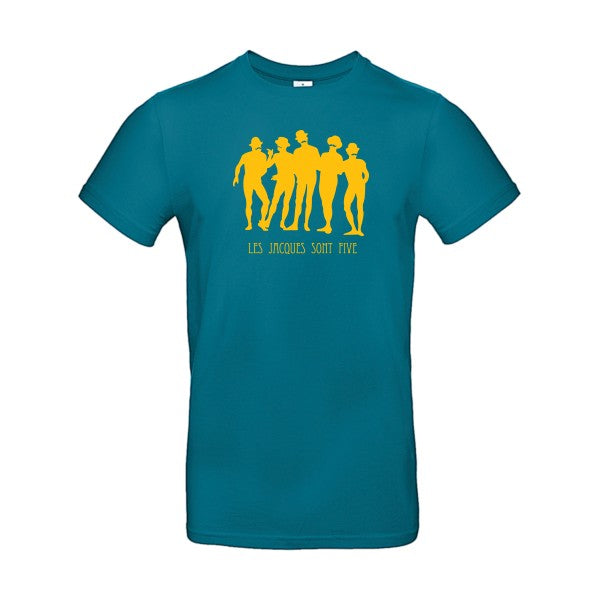 Les Jacques sont FiveFlex jaune or- T-shirt E190|Diva Blue||2XL