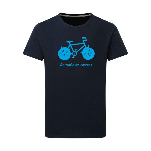 cat-cat bike - Flex bleu clair Tshirt original Navy  5XL