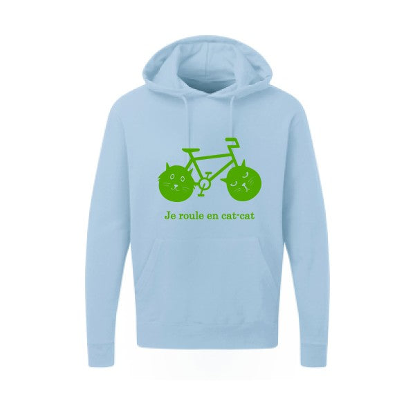 cat-cat bike Vert pomme SG - Hooded Sweatshirt Sweat capuche