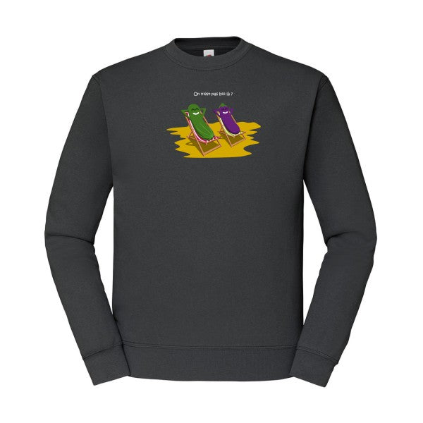 On n'est pas bio là ? Fruit of the loom 280 g/m² Sweat shirt