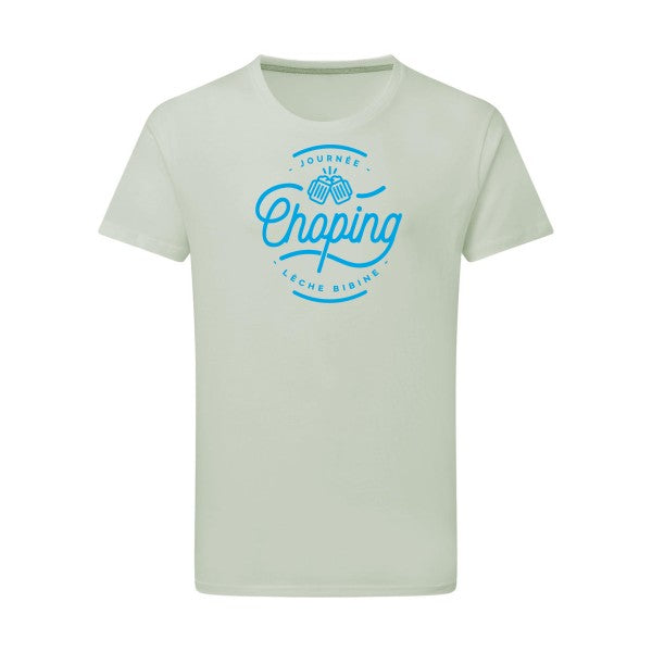 Journée Choping - Flex bleu clair Tshirt original Pastel Macchiato  2XL