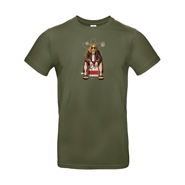 T-shirt humour original The Big Bang Lebowski T Shirt couleur Urban Khaki