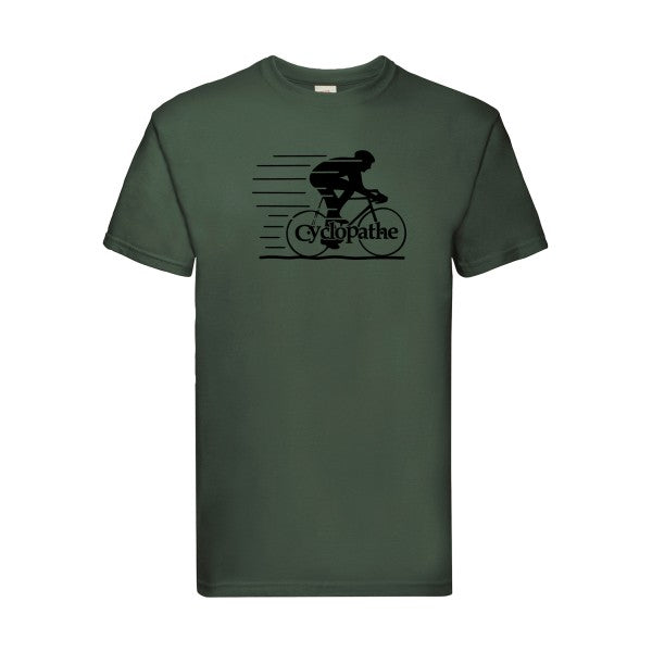 T-shirt|CYCLOPATHE ! |flex Noir| Fruit of the loom 205 g 