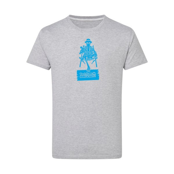 Y a-t-il une vie avant la mort ? - Flex bleu clair Tshirt original Light Oxford  5XL