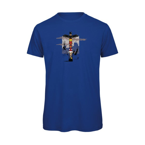 T-shirt humour original Totem T Shirt couleur Royal Blue