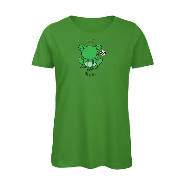 Be-Green-- - t-shirt original femme Real Green