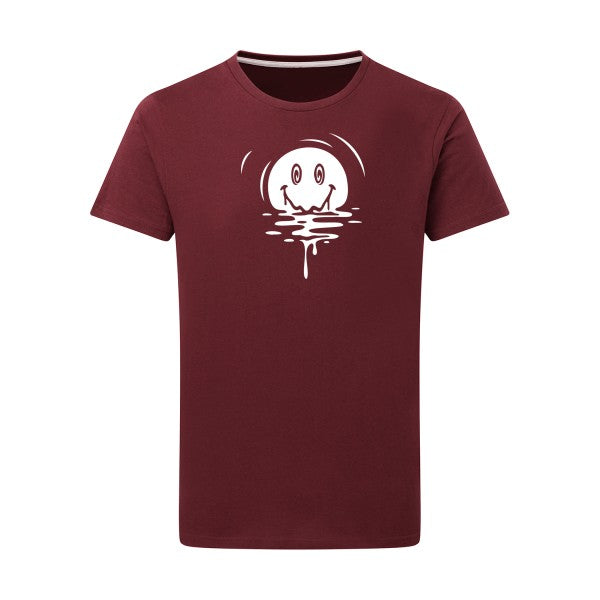 SUN SMILE - Flex Blanc Tshirt original Burgundy  2XL