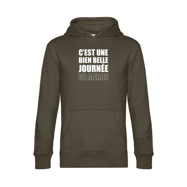 Journee-de-m... sweat shirt original Khaki flex Blanc impression Face