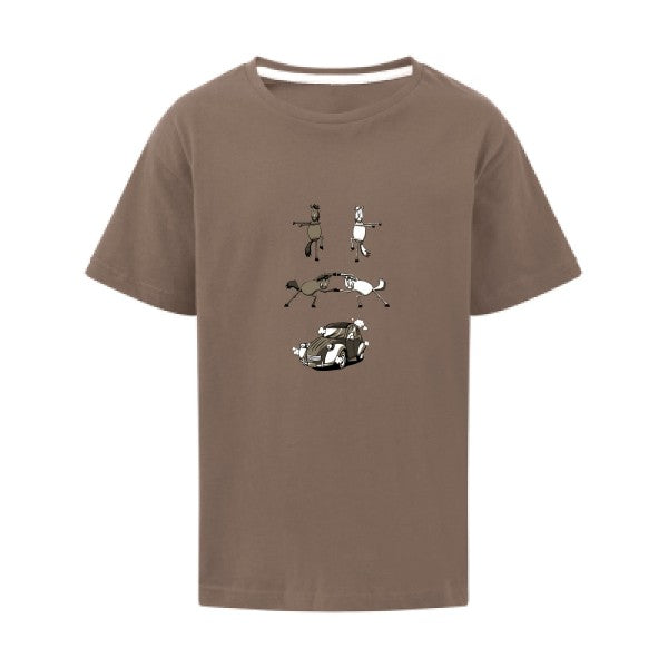 Fusion SG - Kids T-shirt enfant Deep Taupe Taille 128 (7-8/L)