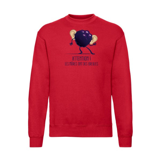 Mûres Fruit of the loom 280 g/m² Sweat shirt