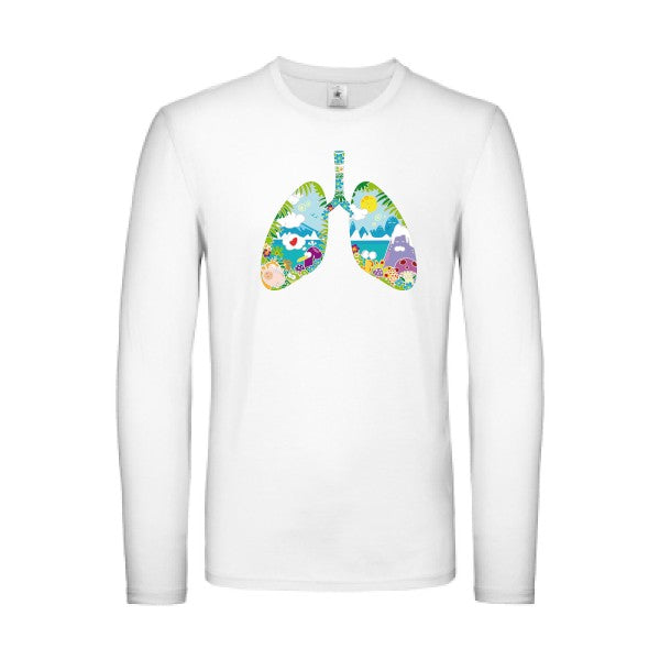 happy lungs B&C - E150 LSL T-shirt manches longues léger