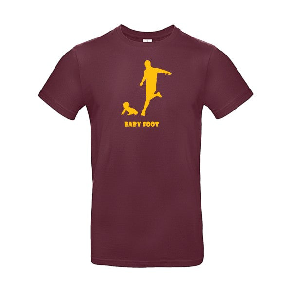 Baby footFlex jaune or- T-shirt E190|Burgundy||2XL