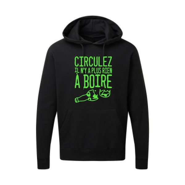 Circulez il n'y a plus rien à boire Vert fluo SG - Hooded Sweatshirt Sweat capuche