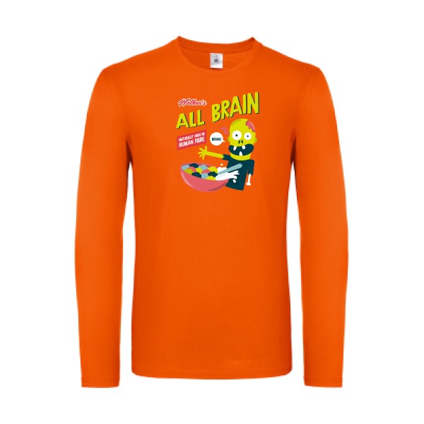 All brain B&C - E150 LSL T-shirt manches longues léger