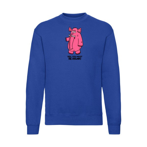 Pink elephant Fruit of the loom 280 g/m² Sweat shirt