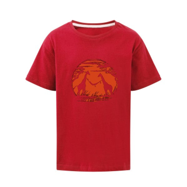 girafe SG - Kids T-shirt enfant Red Taille 152 (11-12/2XL)