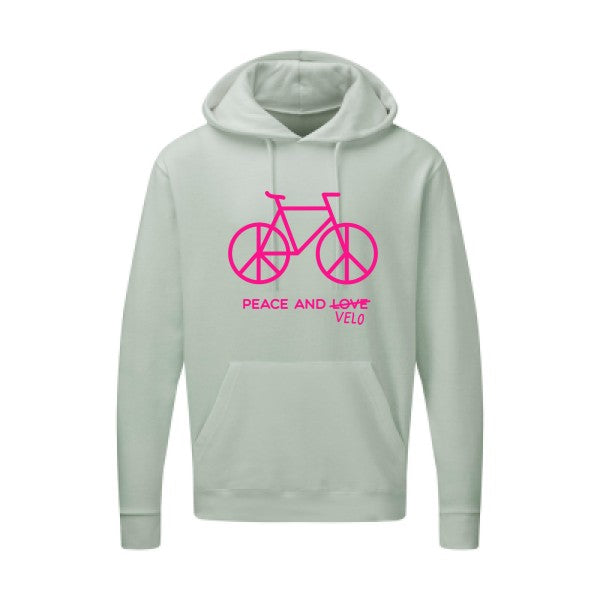 Peace and vélo Rose Fluo SG - Hooded Sweatshirt Sweat capuche