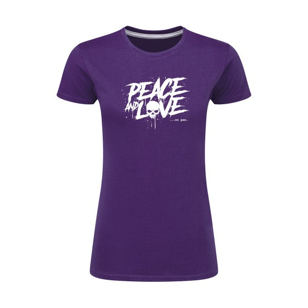 Peace or no peace  |Blanc |T shirt original femme|SG