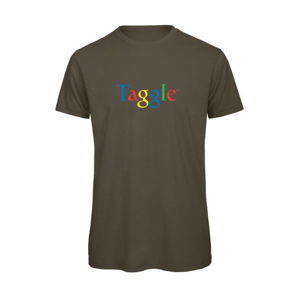 T-shirt humour original Taggle T Shirt couleur Khaki Green