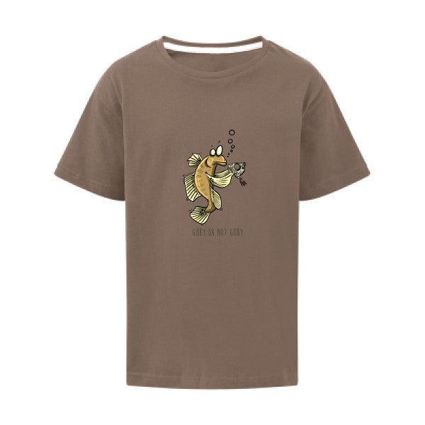 Goby or not goby SG - Kids T-shirt enfant Deep Taupe Taille 128 (7-8/L)