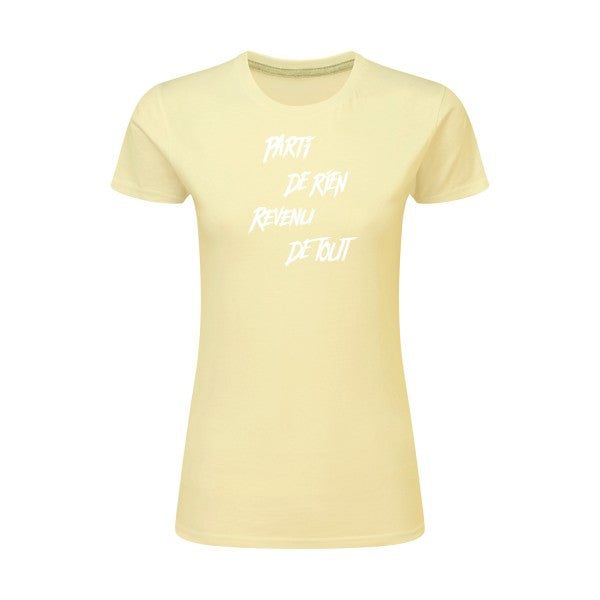 Parti de rien Blanc |T shirt original femme|SG