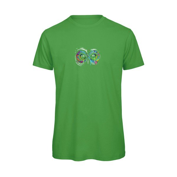 T-shirt humour original Infiniment Chouette T Shirt couleur Real Green