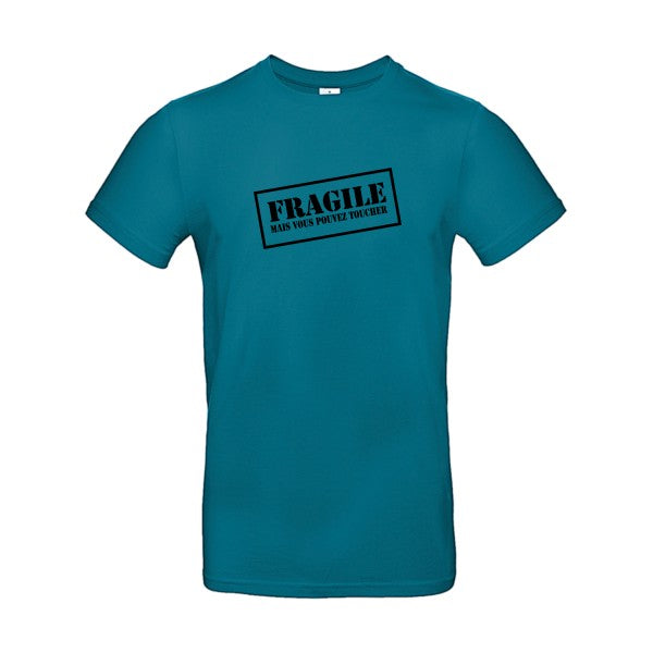 FragileFlex noir- T-shirt E190|Diva Blue||2XL