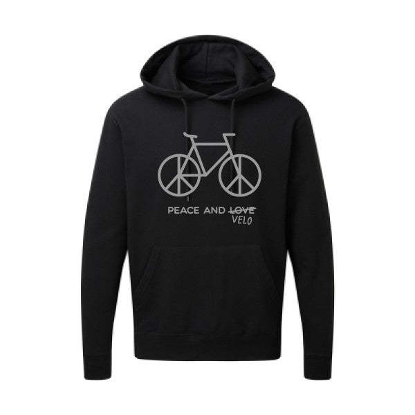 Peace and vélo Gris SG - Hooded Sweatshirt Sweat capuche