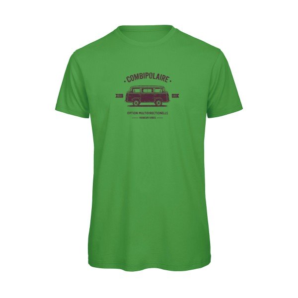 T-shirt humour original Combipolaire T Shirt couleur Real Green