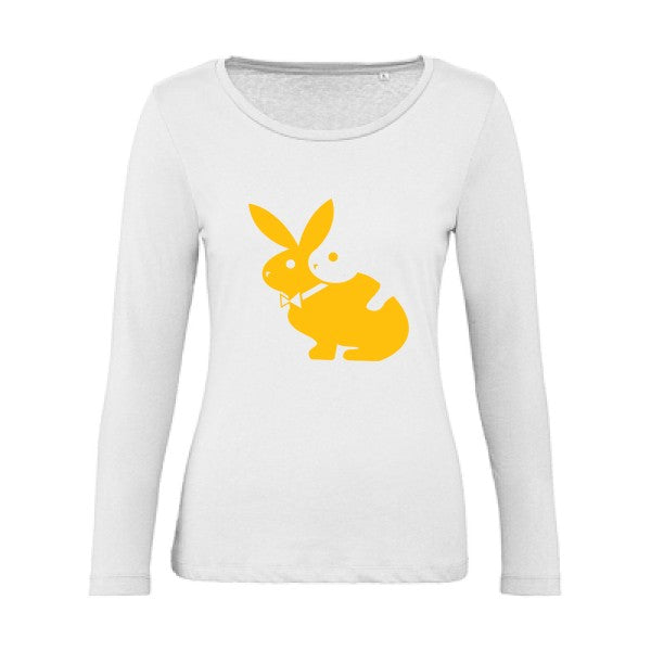 hot  jaune Or |   T shirt manches longues femme|100% bio