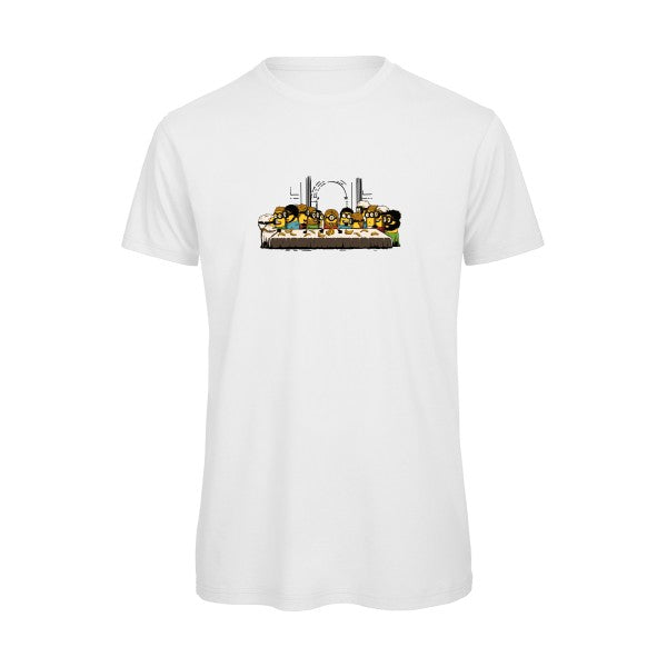 T-shirt humour original le dernier repas T Shirt couleur White
