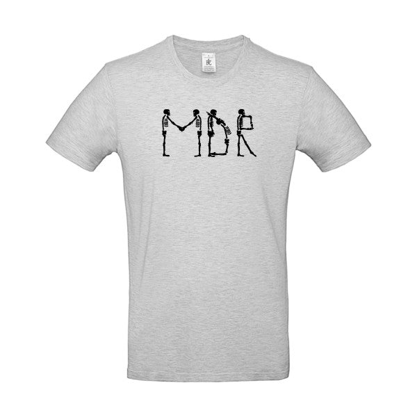 MDR flex noir B&C - E190 T-shirt|Ash||2XL