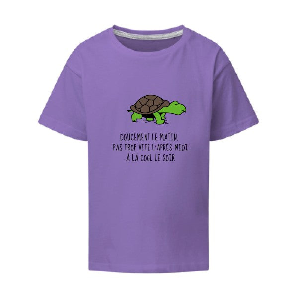 Doucement SG - Kids T-shirt enfant Aster Purple Taille 152 (11-12/2XL)