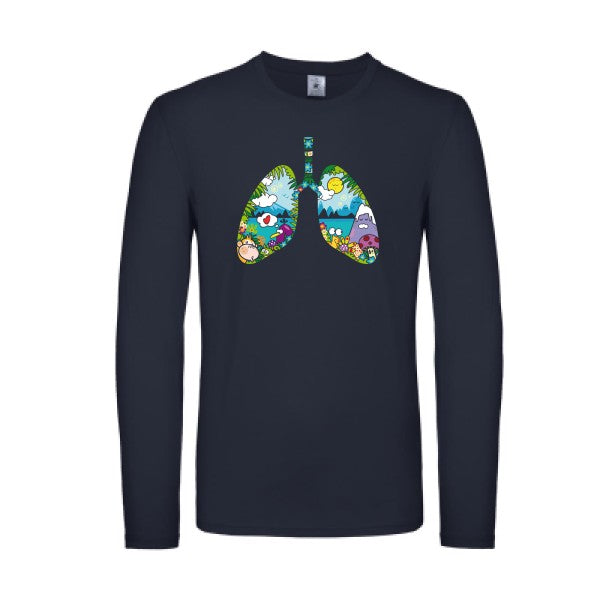 happy lungs B&C - E150 LSL T-shirt manches longues léger