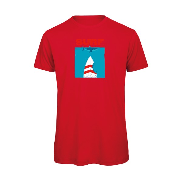 T-shirt humour original Surf T Shirt couleur Red