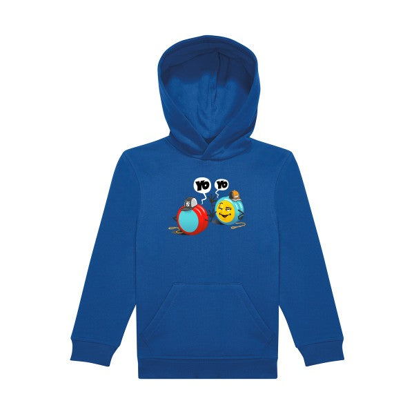 sweat capuche enfant Bleu Royal Yo-Yo