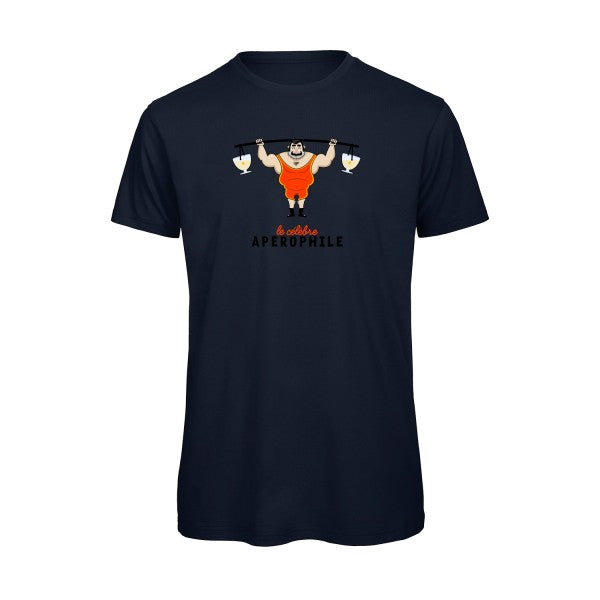 T-shirt humour original Aperophile T Shirt couleur Navy