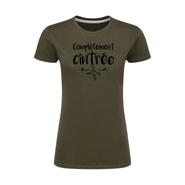 Complètement cintré  |Noir |T shirt original femme|SG