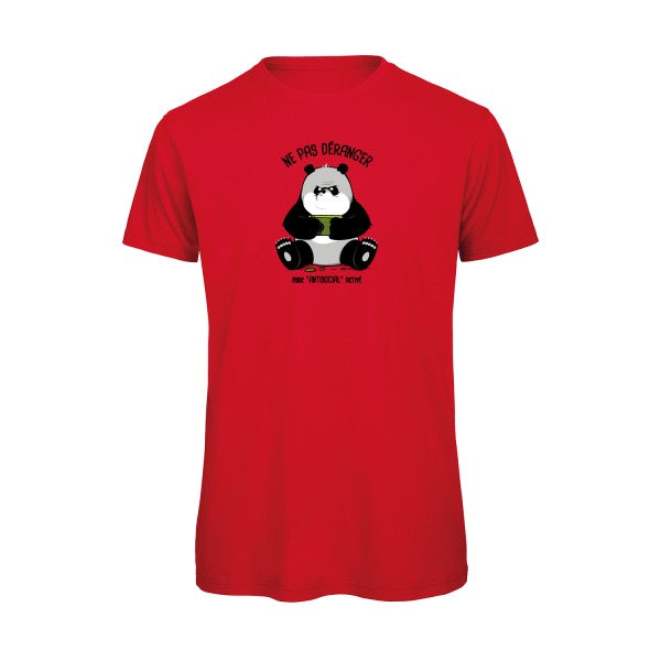 T-shirt humour original Ne Pas Deranger T Shirt couleur Red