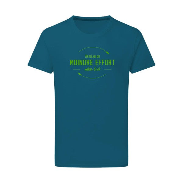 Artisan du moindre effort vert pomme -Flex vert pomme sur T-shirt SG  Petrol  2XL