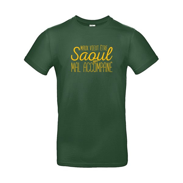 Maux vieut être SaoulFlex jaune or - E190 T-shirt|Bottle Green||2XL