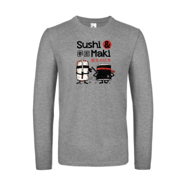 Sushi et Maki B&C - E150 LSL T-shirt manches longues léger