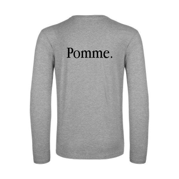 pub subliminale - t shirt- manches- longues- original- humour- Sport Grey impression Dos