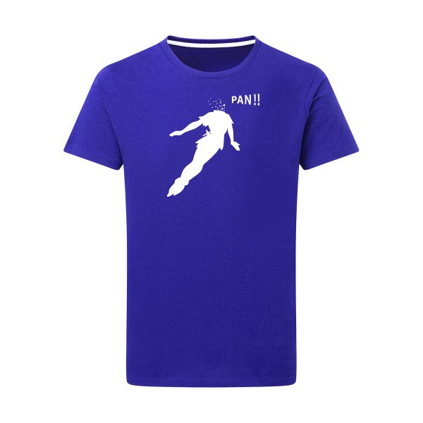 Peter Blanc -Flex Blanc sur T-shirt SG  Royal Blue  5XL